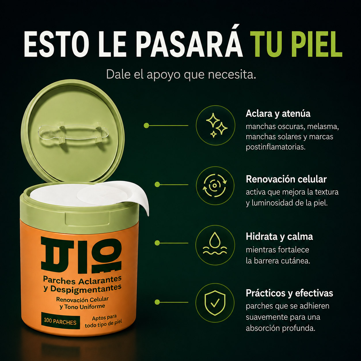 Yuyi  |  Parches despigmentantes y aclarantes
