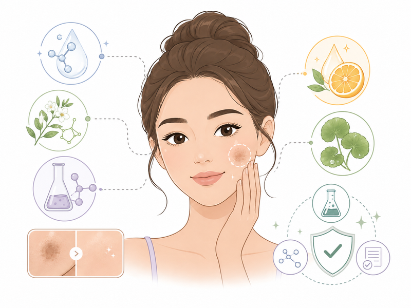 Ingredientes con respaldo en cosmética