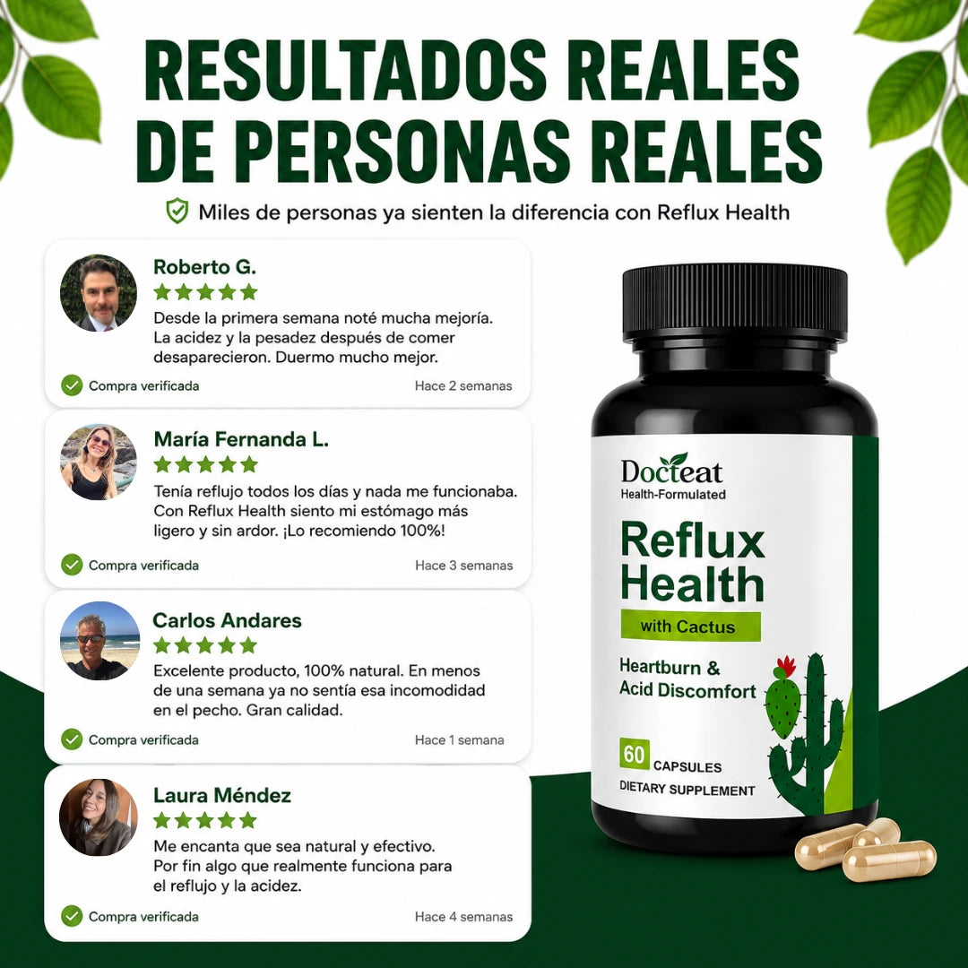 REFLUX | Olvida el reflujo y acidez en 14 días